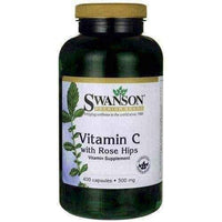 SWANSON Vitamin C + Wild Rose 500 x 400 capsules UK