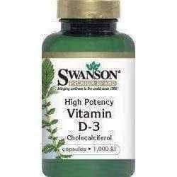 SWANSON-vitamin D 3 1000 IU x 30 capsules, vitamin d3 UK