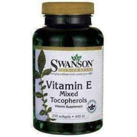 SWANSON Vitamin E 400IU (a mix of tocopherols) x 250 capsules UK