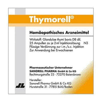 THYMORELL injection 25X2 ml Glandulae thymi bovis UK