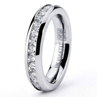 Titanium Eternity Ring UK