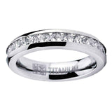 Titanium Eternity Ring UK