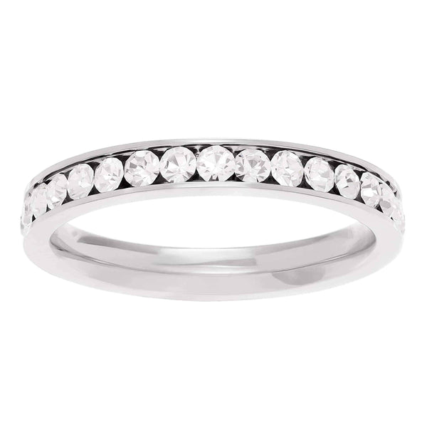 Titanium wedding bands | Cubic Zirconia Band UK