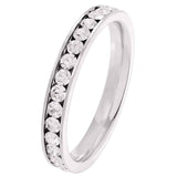 Titanium wedding bands | Cubic Zirconia Band UK