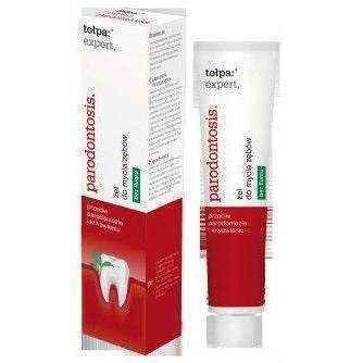 TOŁPA Paradontosis Expert gel to brush your teeth without fluoride 75ml, fluoride free toothpaste UK