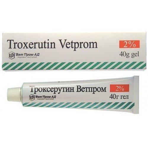 TROXERUTIN gel 40gr Vetprom, TROXERUTIN gel UK