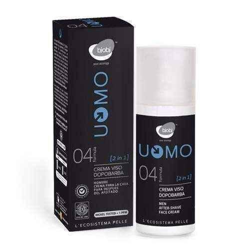 UOMO moisturizing face cream and soothing after-shave balm (2in1) 50ml UK