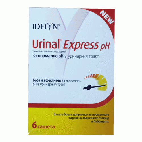 URINAL EXPRESS pH 6 sachets UK