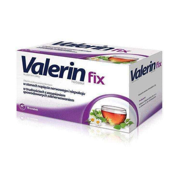 Valerin fix x 16 sachets, how to sleep well, insomnia cures, sleep aids UK