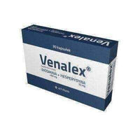 VENALEX x 30 capsules, diosmin, hesperidin, heaviness in legs UK