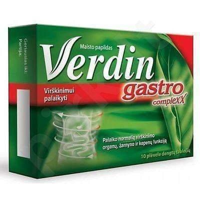 VERDIN GASTRO Complexx - Indigestion, IBS - Liver Detox! Natural, USA, UK, Worldwide UK