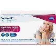 VEROVAL Home iron test shortage x 1 piece | iron deficiency test UK