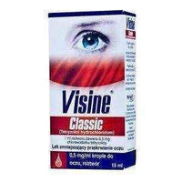 Visine Classic drops 15ml 2+ visine-a eye allergy relief UK