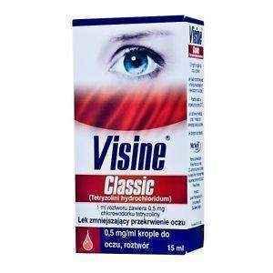 Visine Classic drops 15ml 2+ visine-a eye allergy relief UK