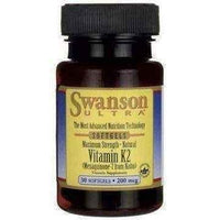 Vitamin K2 Supplement | SWANSON 200mcg x 30 capsules UK