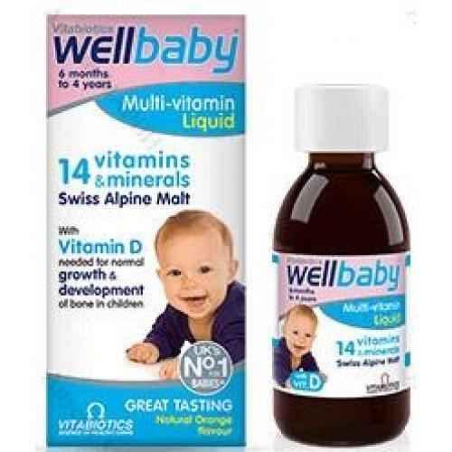 WELLBABY SYRUP FOR BABIES AND CHILDREN 150 ml. UK