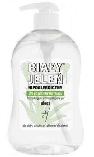 WHITE DEER Hypoallergenic intimate hygiene gel with aloe vera 500ml UK