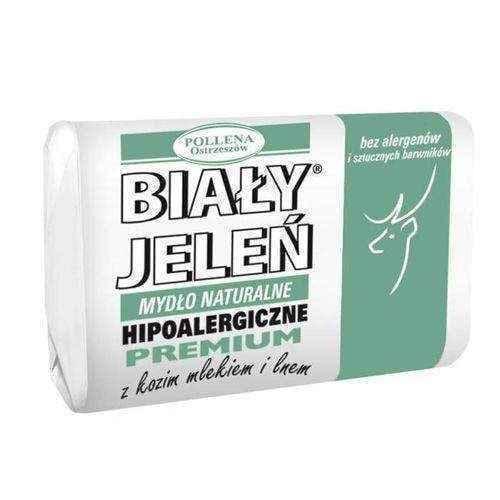 WHITE DEER hypoallergenic soap with the extract of goat milk 100g UK