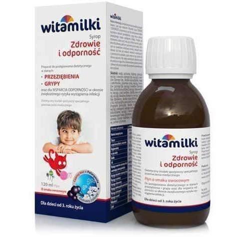 WITAMILKI Health and Immunity syrup 120ml Children from 3 years old UK