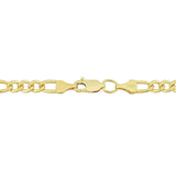 Yellow gold filled necklace Fremada 14k Figaro Link Chain (18-36 inches) UK