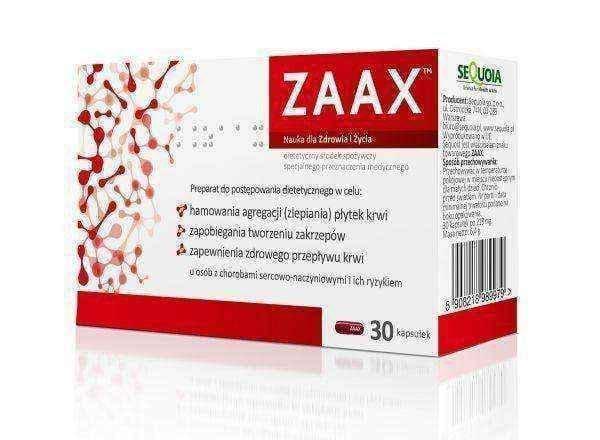 ZAAX x 30 capsules UK