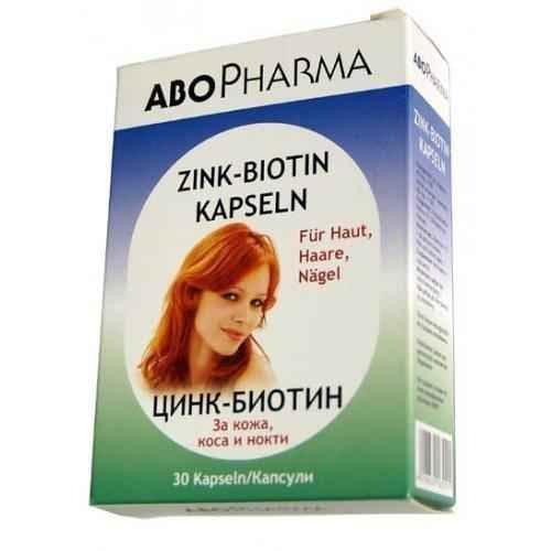 ZINC-BIOTIN for hair, skin and nails 30 capsules, ZINK-BIOTIN UK